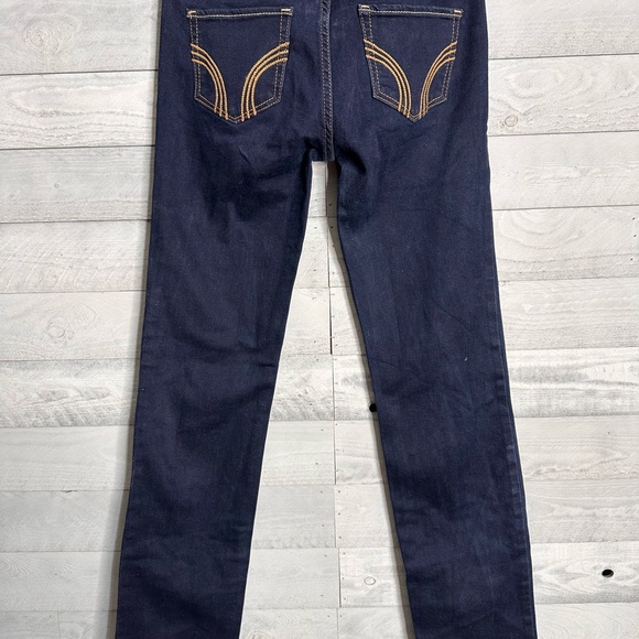 Hollister Straight Leg Jeans Blue Stretch Womens 25x 32” (label shows 25x 33) - Picture 4 of 5